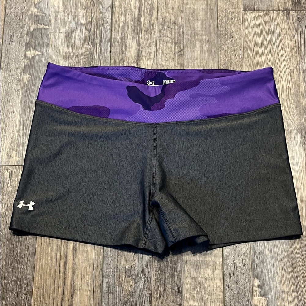 Under Armour Women's Athletic Shorts - Black and Purple